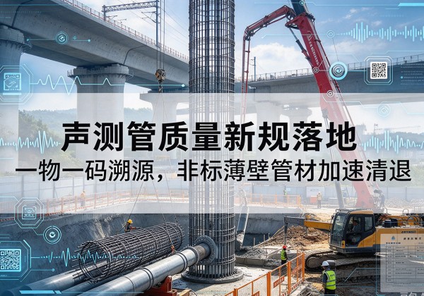 泰宁声测管质量新规落地，一物一码溯源，非标薄壁管材加速清退