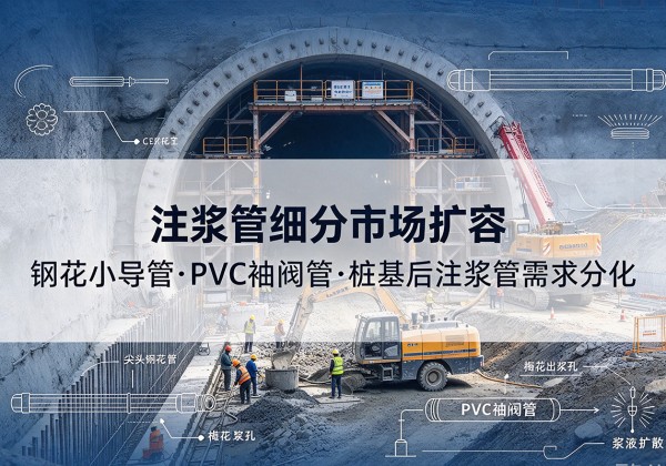 泰宁注浆管细分市场扩容，隧道钢花小导管、PVC 袖阀管、桩基后注浆管需求分化